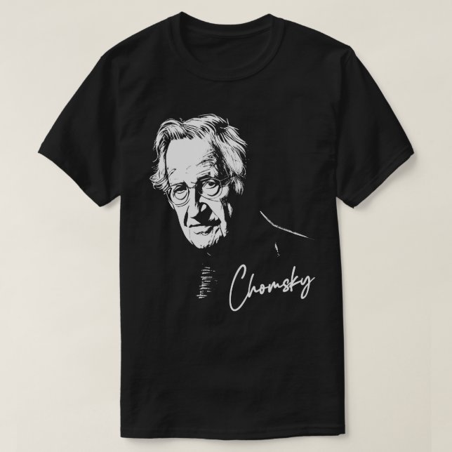 Camiseta Noam Chomsky (Diseño del anverso)