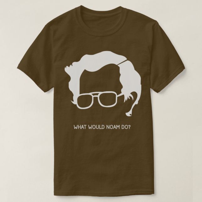 Camiseta Noam Chomsky  (Diseño del anverso)