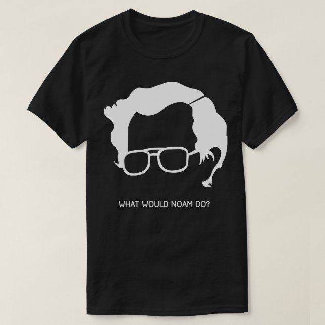 Camiseta Noam Chomsky (Diseño del anverso)
