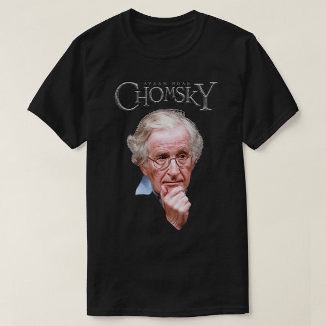 Camiseta Noam Chomsky 3 (Diseño del anverso)
