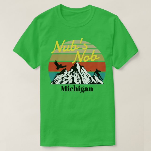 Camiseta Nob ski Michigan 1 (Diseño del anverso)