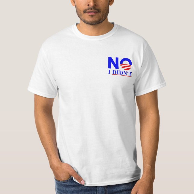 Camiseta NObama (Anverso)