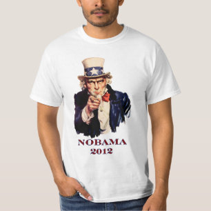 Camiseta NOBAMA 2012 "tío Sam "