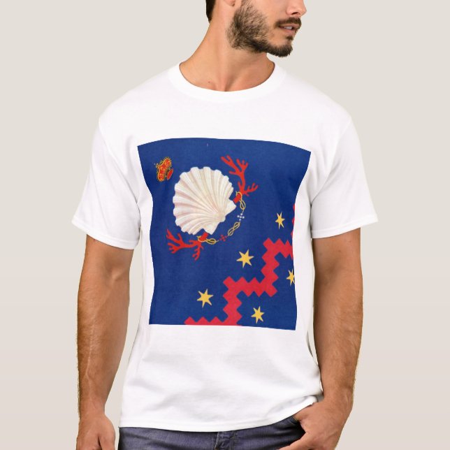 Camiseta Nobile Contrada del Nicchio (Seashell) Palio (Anverso)