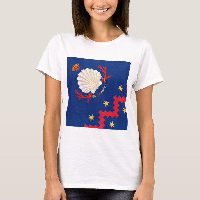 Camiseta Nobile Contrada del Nicchio (Seashell) Palio (Anverso)