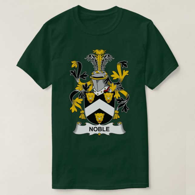 Camiseta Noble Coat of Arms Family Crest  (Diseño del anverso)