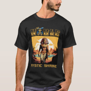 Camiseta Noble Mystic Shriners Egyptian Pharaoh Pyramids Fr