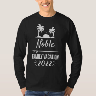 Camiseta Noble Vacaciones Familiares Tropical Grupo Playa d