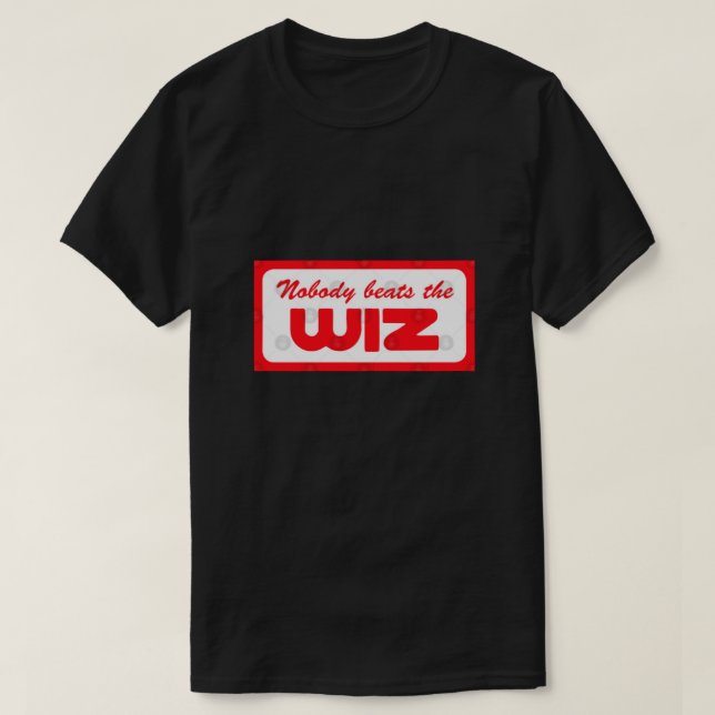 Camiseta Nobody Beats The Wiz! T-Shirt (Diseño del anverso)
