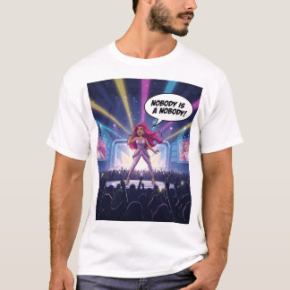Camiseta Nobody is a Nobody - Pop Star T-Shirt