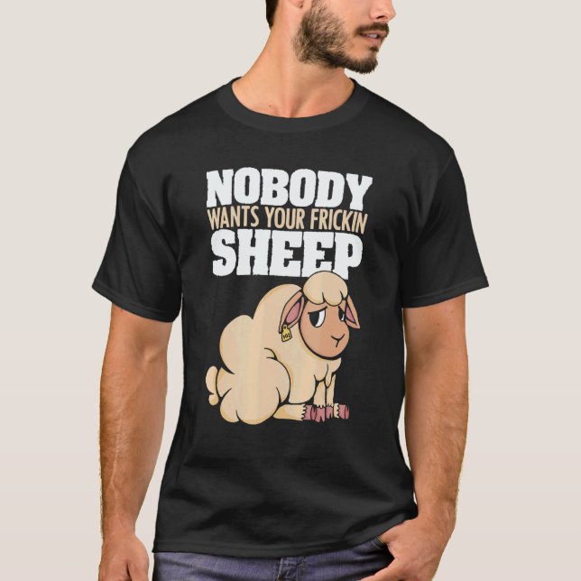Camiseta Nobody Wants Your Frickin Sheep Board Game (Anverso)