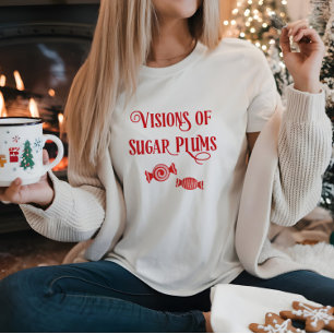Camiseta Noche antes de que los Navidades vieran las ciruel
