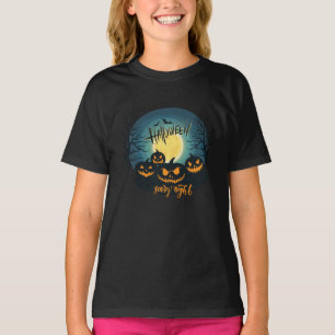 Camiseta Noche aterradora feliz disfraz de Halloween para c