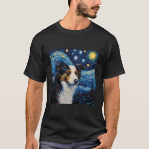 Camiseta Noche Beagle Starry Para Papá Perro Mamá Perro