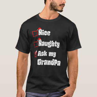 Camiseta Noche Buena traviesa pregúntenle a mis Navidades d