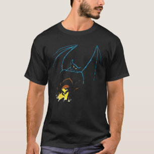 Camiseta Noche Chernabog En El Espacio Negativo De La Monta