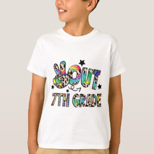 Camiseta Noche de aguijón de sétimo grado feliz último día 