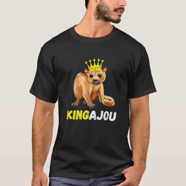 Camiseta Noche de animales prehensibles del trono del rey d (Anverso)