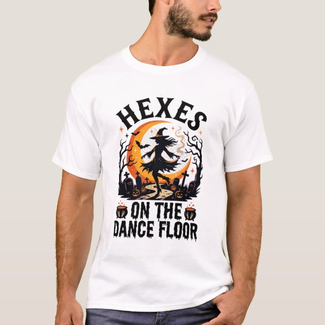 Camiseta Noche de Baile de Brujas de Halloween (Anverso)