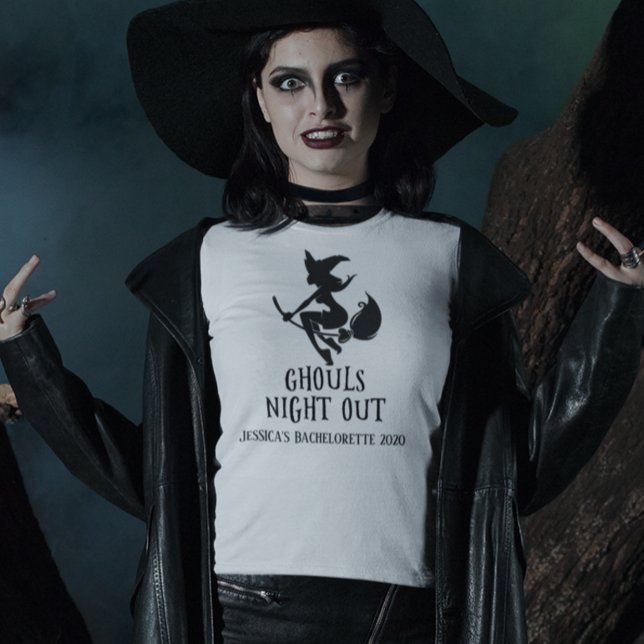 Camiseta Noche de brujas Halloween Despedida de soltera (Subido por el creador)