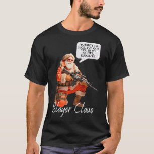 Camiseta Noche de caza navideña de Kris Kringle Santa Claus