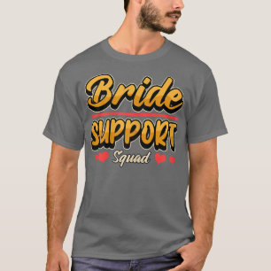 Camiseta Noche de chicas del equipo de apoyo de la novia