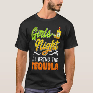 Camiseta Noche de chicas Traeré la Primavera de Tequila