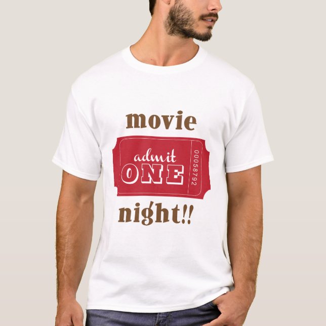 Camiseta Noche de cine (Anverso)