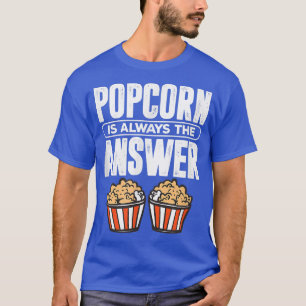 Camiseta Noche de cine Popcorn Snacks Kawaii