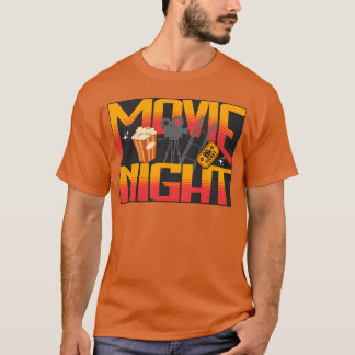 Camiseta Noche de Cine Retro Experiencia de Cine Vintage