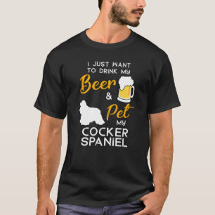 Camiseta Noche de cumpleaños del dueño de cerveza Cocker Sp