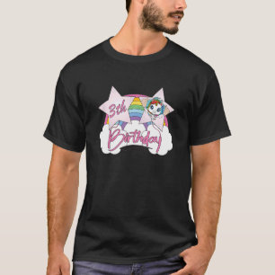 Camiseta Noche de cumpleaños lindo unicornio Fiesta arcoiri