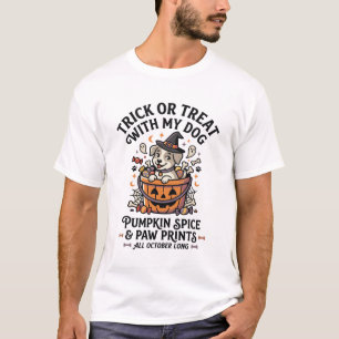 Camiseta Noche de dulces de Halloween para perros