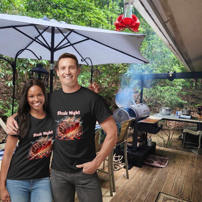 Camiseta Noche de filete asador moderno (Subido por el creador)