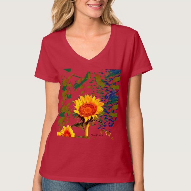 Camiseta Noche de girasol (Anverso)