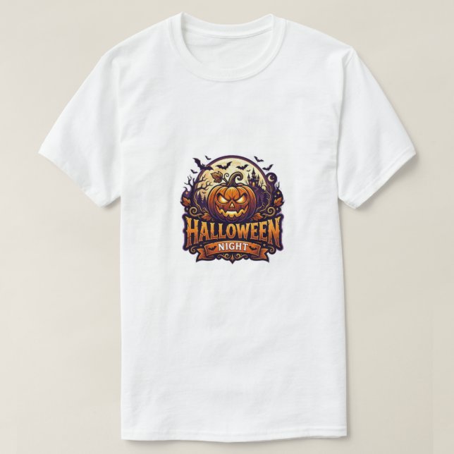 Camiseta Noche de Halloween (Diseño del anverso)
