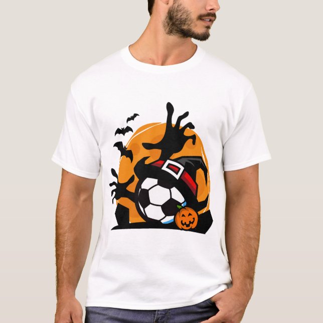 Camiseta Noche de Halloween de fútbol (Anverso)