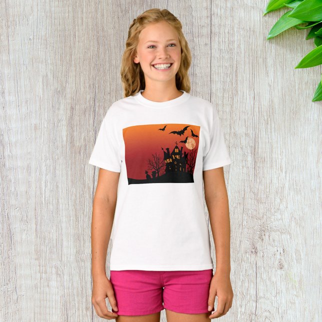 Camiseta Noche de Halloween de la casa embrujada (Subido por el creador)
