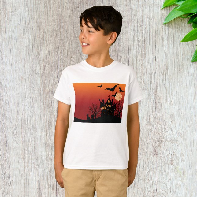 Camiseta Noche de Halloween de la casa embrujada (Subido por el creador)