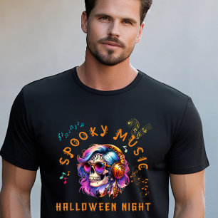 Camiseta Noche de Halloween de Música Spooky