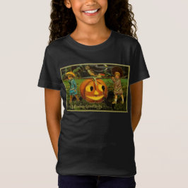 Camiseta Noche de halloween Jack-o-Lantern para niños