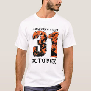 Camiseta Noche de Halloween Octubre Casa Embrujada Bruja Ca