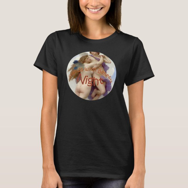 CAMISETA NOCHE DE HORA FELIZ DE AMIGOS CON BENEFICIOS (Anverso)