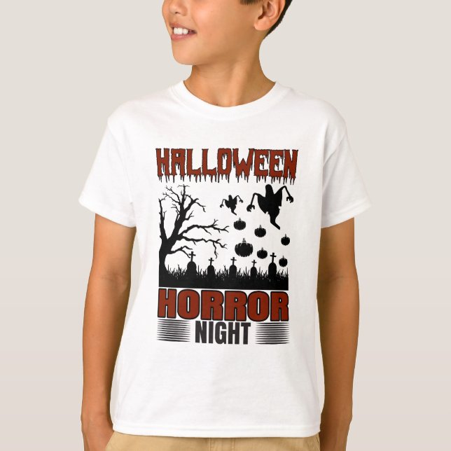 Camiseta Noche de horror de Halloween (Anverso)