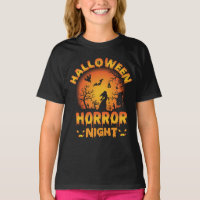 Noche de horror de Halloween - temible diseño de H