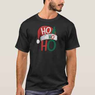Camiseta Noche de invierno Snowman Santa Claus Reindeer Mer