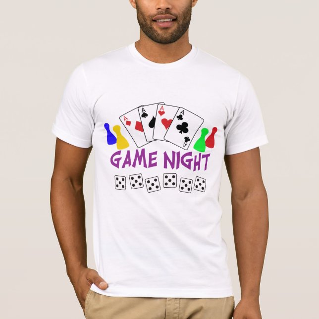 Camiseta Noche de juego (Anverso)