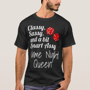 Camiseta Noche de juegos con clase, sassy y un poco intelig