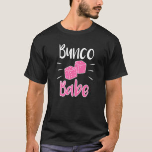Camiseta Noche de jugadoras de Bunco Babe Juego de dados pa