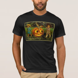 Camiseta Noche de la Cosecha de Jack-o-Lantern de Halloween